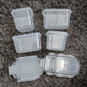 Vtopmart. Plastic Food Storage Container (Set Of 4. .7qt)